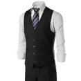 thumbnail image 4 of FashionOutfit Men's Contemporary Classic Fit Stylish Contrast Vest, 4 of 4