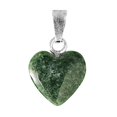 thumbnail image 2 of Handcrafted 16mm Jadeite Jade Heart | Natural Guatemalan Jade, Non-Dyed, Gift Idea, 2 of 2