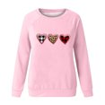 thumbnail image 4 of Amzcrzy Chandail pour Femmes Mode Chandail à Imprimé pour Femmes à Col Rond à Enfiler à Manches Longues Blouse Confortable Chandail Chandails de la Saint-Valentin pour Femmes Chemises à Manches Longues pour Femmes Chandail à Enfiler 2TG, 4 of 4