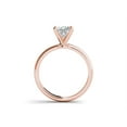 thumbnail image 3 of 1 Carat T.W. Diamond Princess-Cut Solitaire 14kt Rose Gold Engagement Ring, 3 of 4