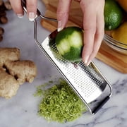 Microplane Fine Professional Paddle Grater – Stainless Steel Blade for Citrus, Hard Cheese, Spices