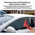 thumbnail image 4 of Ice Scraper and Extendable Snow Brush Emergency Snow Shovel Snow Broom with Foam Grip 180° Pivoting Brush Head Snow Scraper for Cars, Trucks, SUVs, Vehicle, 4 of 6
