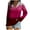 Red, variant on Women Casual Long Sleeve Shirts Womens Print Double V Neck Long Sleeve Fall Winter Top Women Blouses