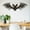 Black, variant on KQJQS Halloween Black Bat Wall Sticker – Big Wing Removable Vinyl Decal for Bedroom, Living Room, Home Decor – Scary Halloween Wallpaper Poster