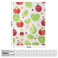 thumbnail image 4 of Orinice Cute Frog Face Blanket Bakery Reptile Frog Sweet Dessert Banana Ice Cream Cake Jam Bread Gift Blanket Ladies Soft Flannel Blanket Bed Sofa Sofa, 4 of 6