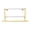 White, Gold, variant on ToppiJoy 31.5in Wall Clothing Rack for Hanging Dresses Clothes, Storage Organizer Garment Racks for Boutique Retail Gold