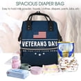 thumbnail image 4 of Defioc Happy Veterans Day for Baby Diaper Bag Backpack - Baby Bag for Boys & Girls - Diaper Backpack - Large Travel Diaper Bags- Baby Registry Search & Shower Gifts, 4 of 5
