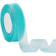 thumbnail image 1 of Cinta de organza transparente verde claro de 50 yardas y 1 pulgada, fina, transparente, brillante, de seda, gasa, malla, hilo de tul, cintas de tela con carrete, 1 of 9