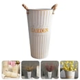 thumbnail image 2 of Metal Bucket Retro Flower Bucket Floral Arrangement Container Iron Vase Dry Flower Bucket, 2 of 9