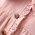 thumbnail image 4 of Yidarton 2022 Spring And Autumn Lace Long Sleeve Little Girl Dress New Solid Color Children's Coat suit 1-6 Years Girls Pink, 4 of 11