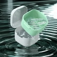 thumbnail image 3 of Denture Bath Case Cup Box Holder Storage Soak Container with Strainer Basket for Travel Cleaning, 1 Pack, 3 of 5