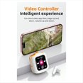 thumbnail image 3 of Auriculares Inalámbricos Inteligentes con Pantalla Táctil, Multifuncionales, con Cancelación de Ruido ENC, Bluetooth, Color Negro y Naranja., 3 of 8