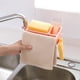 thumbnail image 3 of Bolsa de almacenamiento de esponja para fregadero de cocina, soporte portátil para jabón, bolsa de drenaje colgante para el hogar, cesta, herramienta de almacenamiento para bañera, 1 unidad, 3 of 4