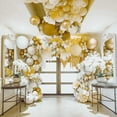 thumbnail image 5 of PartyWoo Metallic Gold Balloons, 4 pcs 36 Inch Large Gold Metallic Balloons, Gold Balloons for Balloon Garland or Arch as Party Decorations, Birthday Decorations, Baby Shower Decorations, Gold-G101, 5 of 5