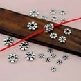 thumbnail image 6 of 200Pcs 4mm Antique Tibetan Silver Daisy Spacer Metal Beads for DIY Jewelry Makings, 6 of 6