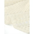 thumbnail image 5 of INSPIRE CHIC Women's Casual V Neck Twist Front Hollow Out Sweater Long Sleeve Knit Crop Top, 5 of 5