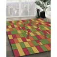 thumbnail image 2 of Ahgly Company Indoor Round Patterned Lava Red Area Rugs, 6' Round, 2 of 6