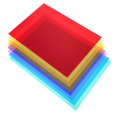 thumbnail image 1 of PVC Thin Films Durable Reading Coverings with 8Pcs for Practical Use, 1 of 3