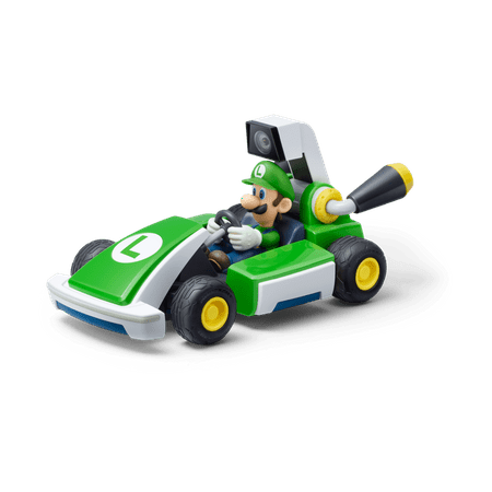 Nintendo Switch Console and Kart Holiday Combo: Nintendo Switch Lite Turquoise 32GB Console, Mario Kart Live: Home Circuit - Luigi Set, Mytrix 128GB MicroSD Card with Adapter