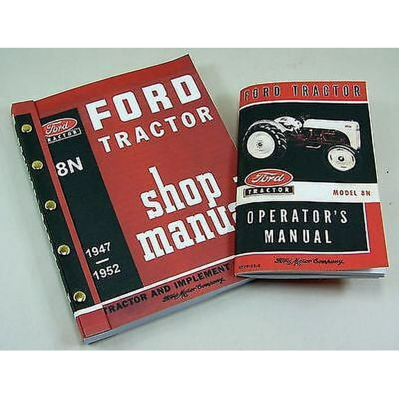 Lot Ford 8N Tractor Shop Manual Owners Operators Service Repair Technical New