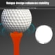 thumbnail image 2 of tees de golf 30 piezas de palos de golf de altura ajustable para práctica de golf (rojo), 2 of 5