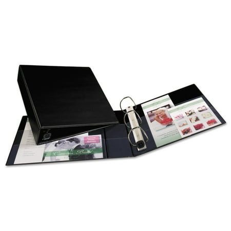 Avery Heavy-Duty Binder with One Touch EZD Rings, 11 x 8 1/2, 2" Capacity, Black