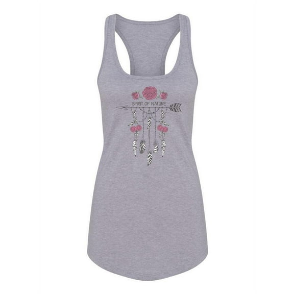 Arrow And Feather Racerback Tank Women -Image by Shutterstock, Female x-Small