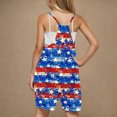 thumbnail image 2 of FAHXNVB Girls Summer Romper Sleeveless V Neck Graphic Print Jumpsuit Short Outfits with Pocket One Piece Casual Clothes 5-14 Years, 2 of 4