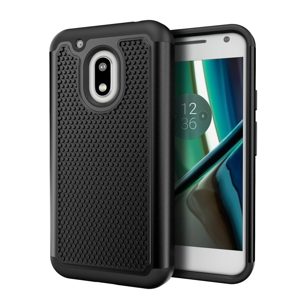 Moto G Play Case, Cimo [Shockproof] Heavy Duty Shock Absorbing Dual