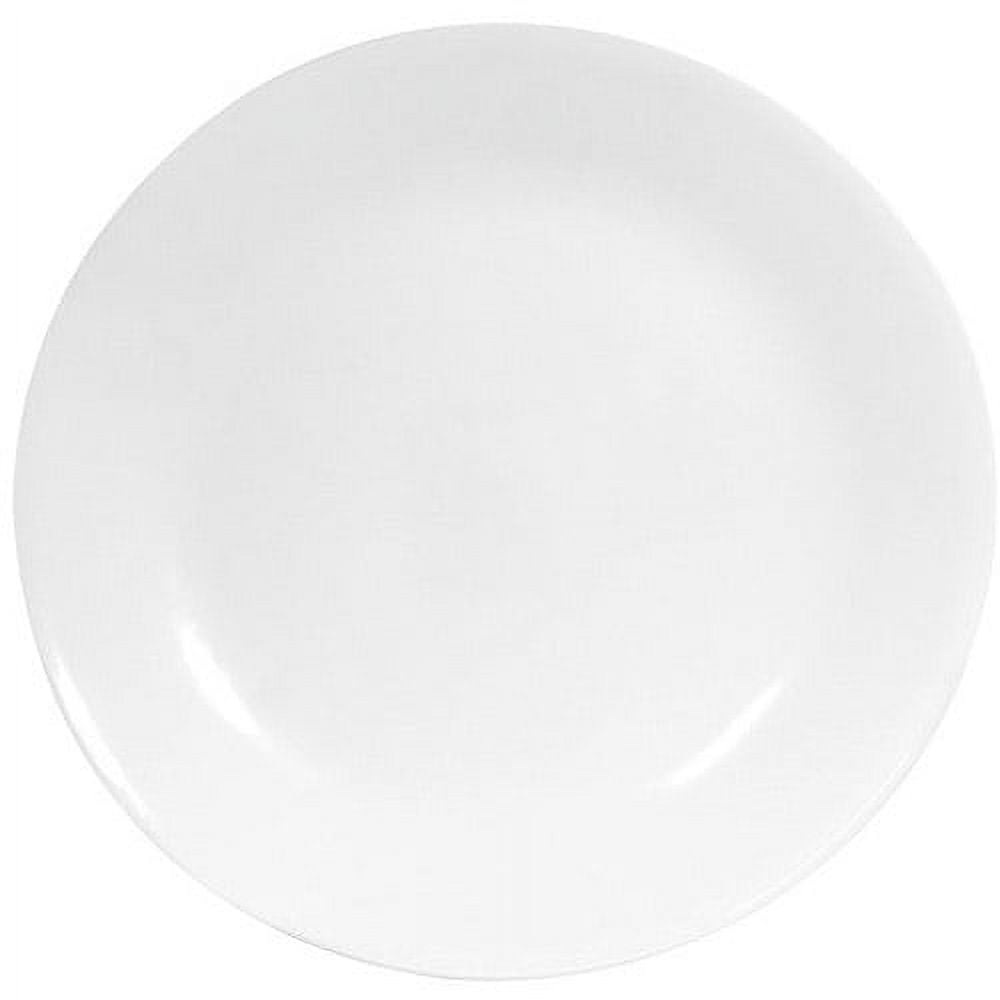 Corelle Winter Frost White Round Dinner Plate,
