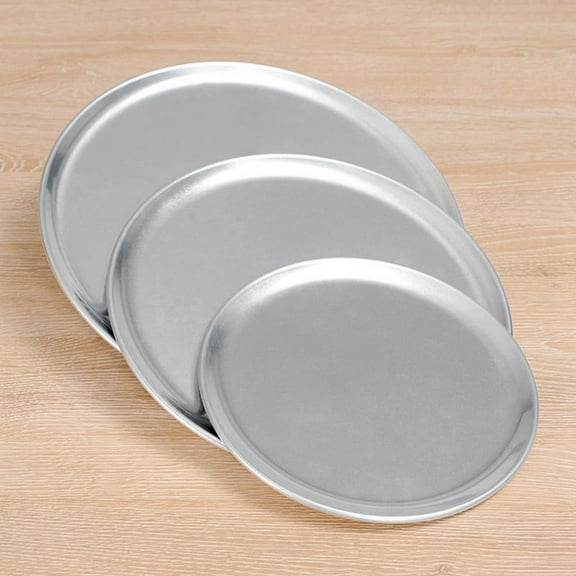 Qtmnekly Pizza Pan/Tray, Narrow Rim, Aluminum, 10 Inch aluminum