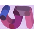 thumbnail image 1 of Ahgly Company Machine Washable Indoor Rectangle Transitional Medium Violet Red Pink Area Rugs, 5' x 8', 1 of 7