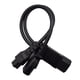 thumbnail image 1 of 1 Uds. IEC320 C14 a IEC320 C13 + C5 Y Splitter Server Kit convertidor de potencia Splitter C14 ángulo a C13 para, 1 of 6