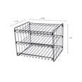 thumbnail image 3 of Estante para latas Kitchen Details 37x29x28 cm negro de 3 niveles, 3 of 5