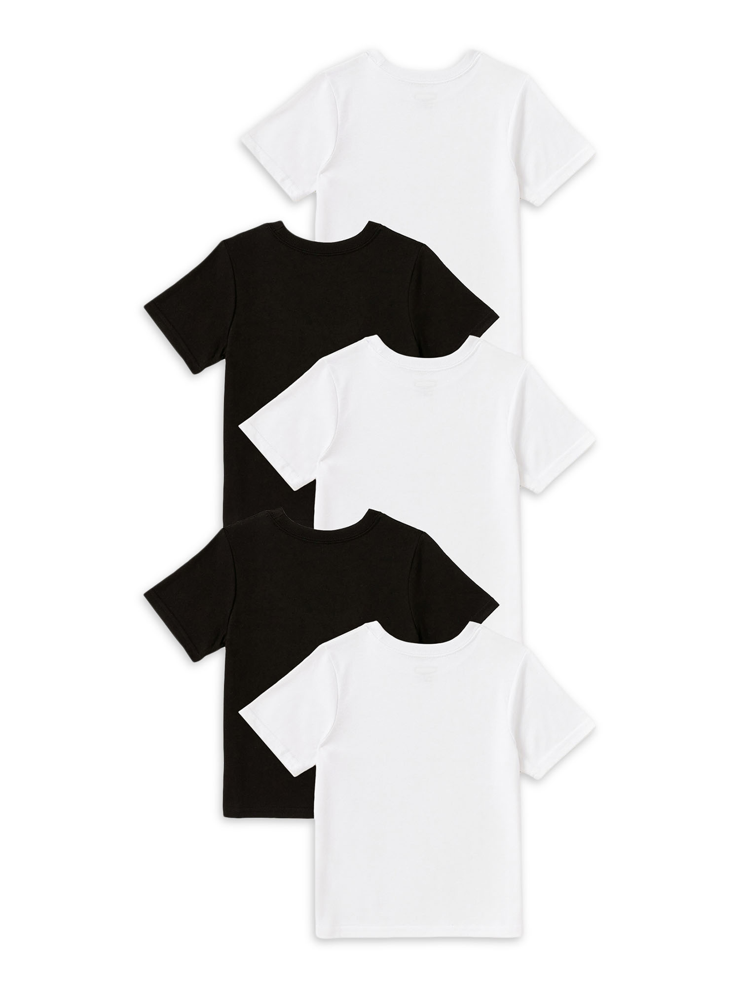 Garanimals Toddler Boy Basic T-Shirts Multipack, 5-Pack, Sizes 12M-5T - image 3 of 4
