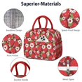 thumbnail image 4 of Obrewu Strawberry Plants Fruit Lunch Bag for Adult, Insulated, Leakproof, Oxford Cloth, 4 of 7