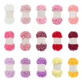 thumbnail image 3 of BUYISI 100G Fluffy Thick Yarn Crochet Hand Soft Round Rope Super Fine Polyester Thread 030, 3 of 5