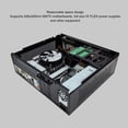 thumbnail image 4 of Petit Boîtier ITX, Interface USB2.0 Multiples Ports Ventilateur de Refroidissement Double Boîtier PC MATX avec Trous Réservés pour Accessoires Informatiques, 4 of 7