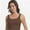 Coffee, variant on Women’s Sexy Square Neck Double Lined Seamless Sleeveless Cropped Tank Yoga Crop Basic Tops