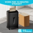 thumbnail image 2 of 18-Sheet Cross Cut Paper Shredder,7.93 Gallons Heavy Duty Paper/CD/Card Ultra Quitet Shredder for Home and Office, 2 of 7