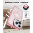 thumbnail image 3 of Funda de teléfono ESR para iPhone 16 Pro Max con MagSafe Frosted Pink, 3 of 9