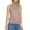 Khaki, variant on Hontri Women's Pullover Sweater, Women Sleeveless Mock Neck Tops for Women Sweater Knit Turtleneck Soft Basic Vest Tank Lightweight Khaki Xl under $10