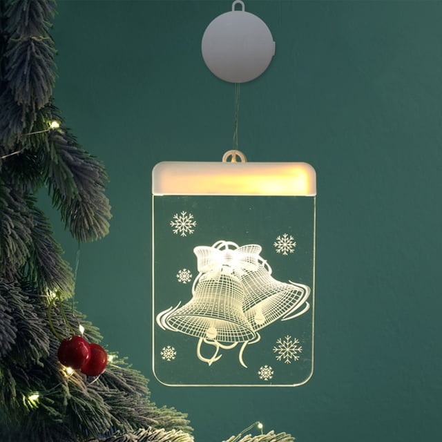 Fiudx Guirnalda de Luces Navideñas Acrílicas, Decoración Festiva para Interiores, Tecnología Led, Bajo Consumo, Decoración Versátil, Ideal para Festividades, 1 Luz