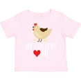 thumbnail image 3 of Inktastic My Chickens Love Me Boys or Girls Toddler T-Shirt, 3 of 5