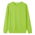 thumbnail image 4 of Resicozy Boys Sweatshirts Long Sleeve Casual Crew Neck Soft Teen Pullover Sweaters Trendy Solid Color Sweatshirt 2026 3-14 Years Green 110, 4 of 5
