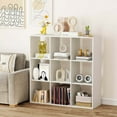 thumbnail image 4 of Costway 9-Cube Open Bookshelf with Anti-tip Kits Home Modern Style Storage Shelf for Study, 4 of 10
