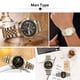 thumbnail image 5 of Mirar Irfora WLISTH S902 Elegante Reloj clásico para parejas Reloj de pulsera de cuarzo multifuncional para él y para ella Reloj de vestir de negocios para hombres y mujeres con calendario / Luminoso Irfora Mirar, 5 of 7