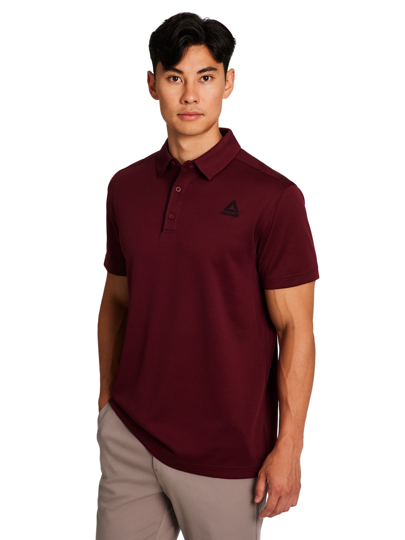 Reebok Men's and Big Men's Performance Polo Shirt, Sizes XS-5XL