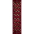 thumbnail image 5 of SAFAVIEH Vintage Hamadan Regent Traditional Area Rug, Red/Multi, 6'7" x 6'7" Square, 5 of 9