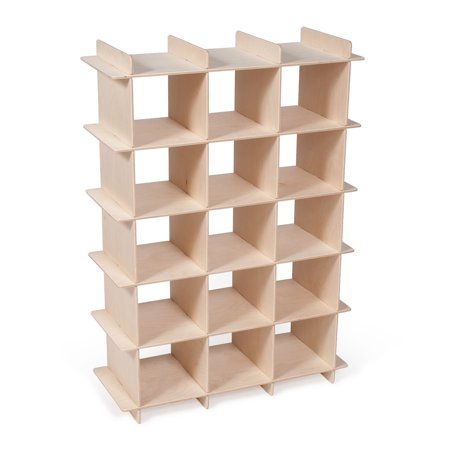Modern Wood Shoe Storage Cubby Birch Modern Wood Shoe Storage Cubby Birch